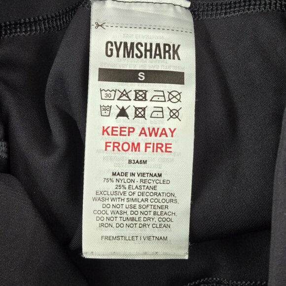 Gymshark Womens Legging S Black High Waist Leggings Nylon - Recycled Elastane - Picture 9 of 10